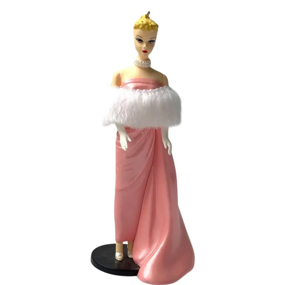 Vintage Hallmark Barbie Ornament Enchanted Evening 1996 QX6541 Pink Dress in Box
